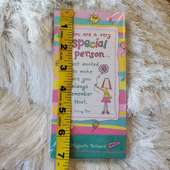 Blue Mountain Arts You Are a Very Special Person Handmade Magnetic Notepad - Picture 8 of 8